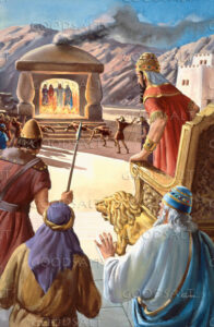 King Nebuchadnezzar witnesses the miracle